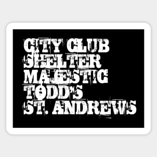 Detroit Clubs Sticker